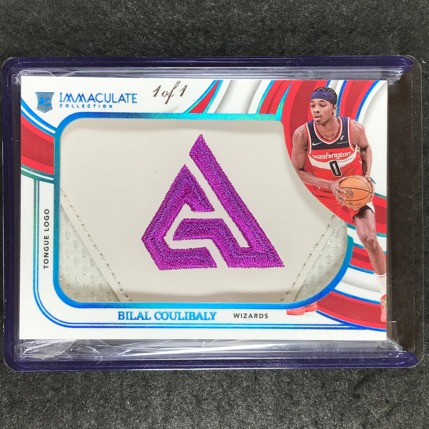 2023-24 Immaculate BILAL COULIBALY Rookie Sneak Peek Tongue Logo 1/1 Giannis