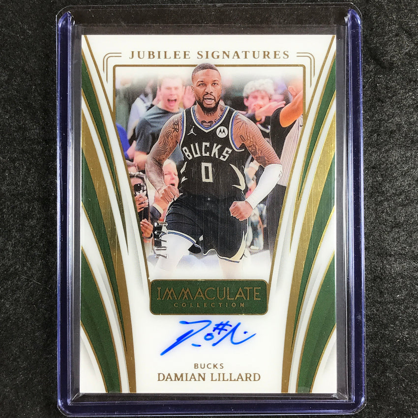2023-24 Immaculate DAMIAN LILLARD Jubilee Signatures Acetate 20/25
