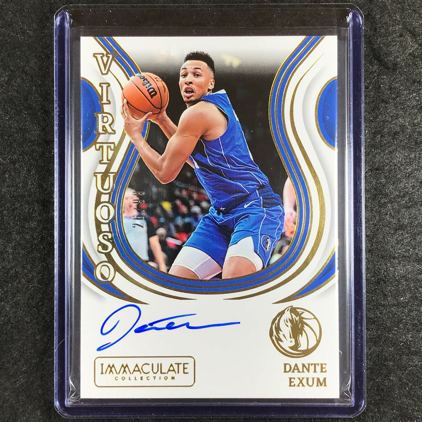 2023-24 Immaculate DANTE EXUM Virtuoso Autographs 26/99