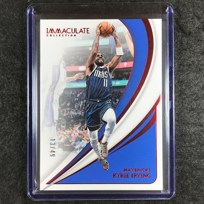 2023-24 Immaculate KYRIE IRVING Base Action Red 13/49 #61