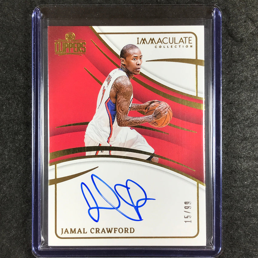 2023-24 Immaculate JAMAL CRAWFORD Signatures Auto 15/99