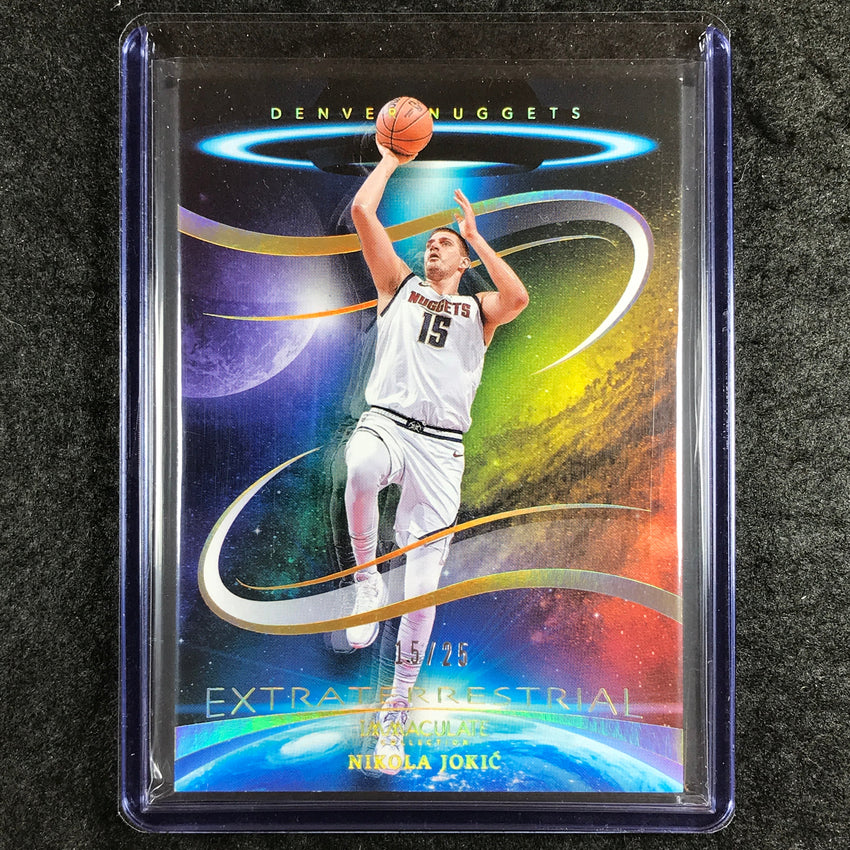 2023-24 Immaculate NIKOLA JOKIC Extraterrestrial Holo Gold 15/25 #6