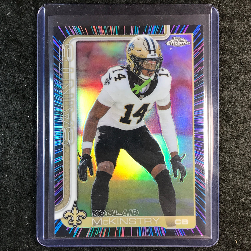 2025 Topps Chrome Football KOOL-AID MCKINSTRY Neon Pulse SP #224