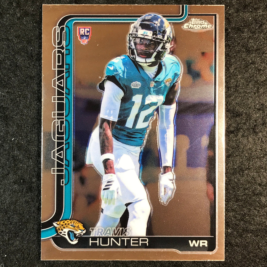 2025 Topps Chrome Football TRAVIS HUNTER Rookie Base #332
