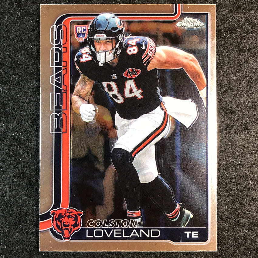 2025 Topps Chrome Football COLSTON LOVELAND Rookie Base #345