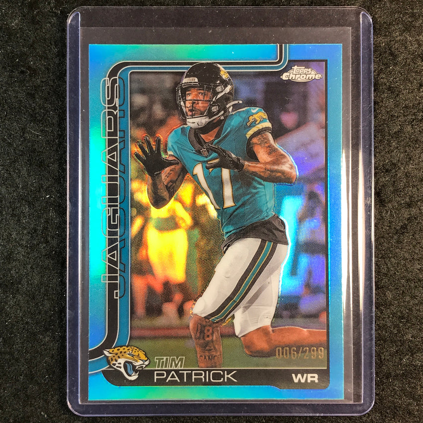 2025 Topps Chrome Football TIM PATRICK Base Teal 6/299 #96