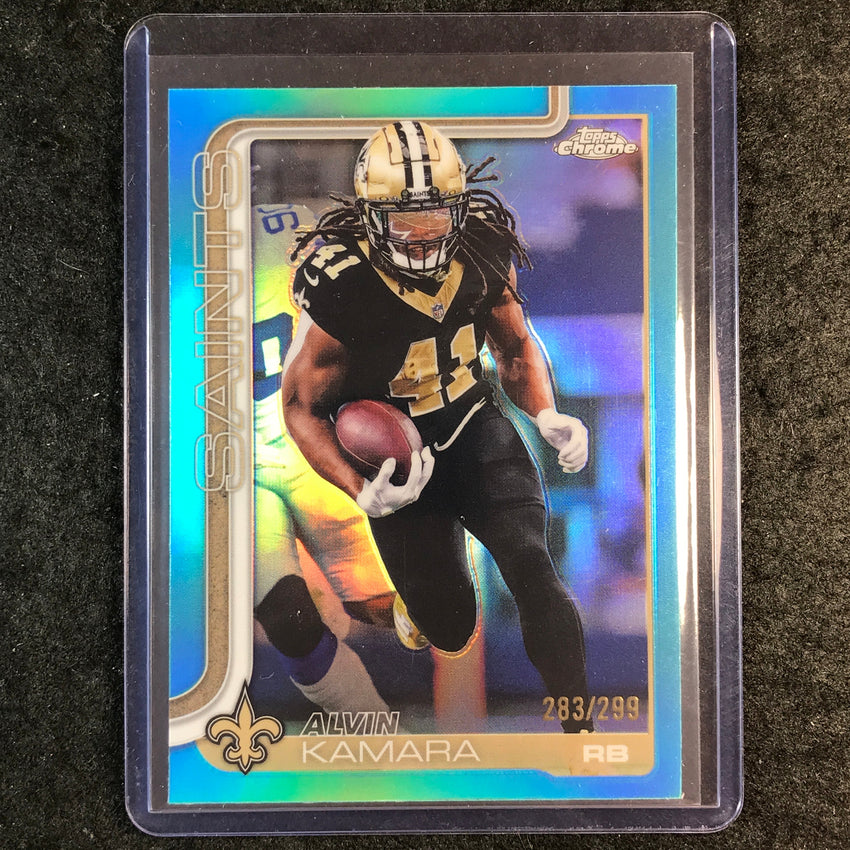 2025 Topps Chrome Football ALVIN KAMARA Base Teal 283/299 #215