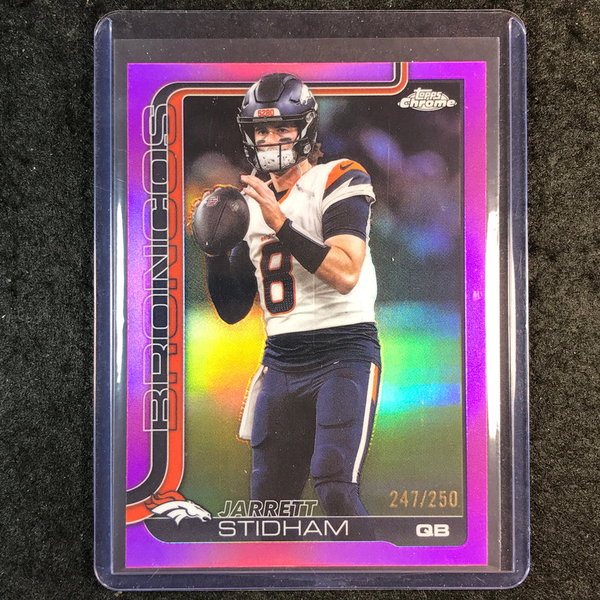 2025 Topps Chrome Football JARRETT STIDHAM Base Pink 247/250 #89