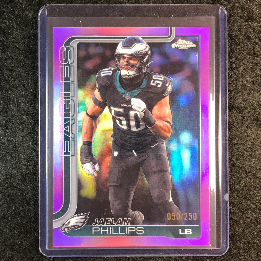 2025 Topps Chrome Football JAELAN PHILLIPS Base Pink 50/250 #192