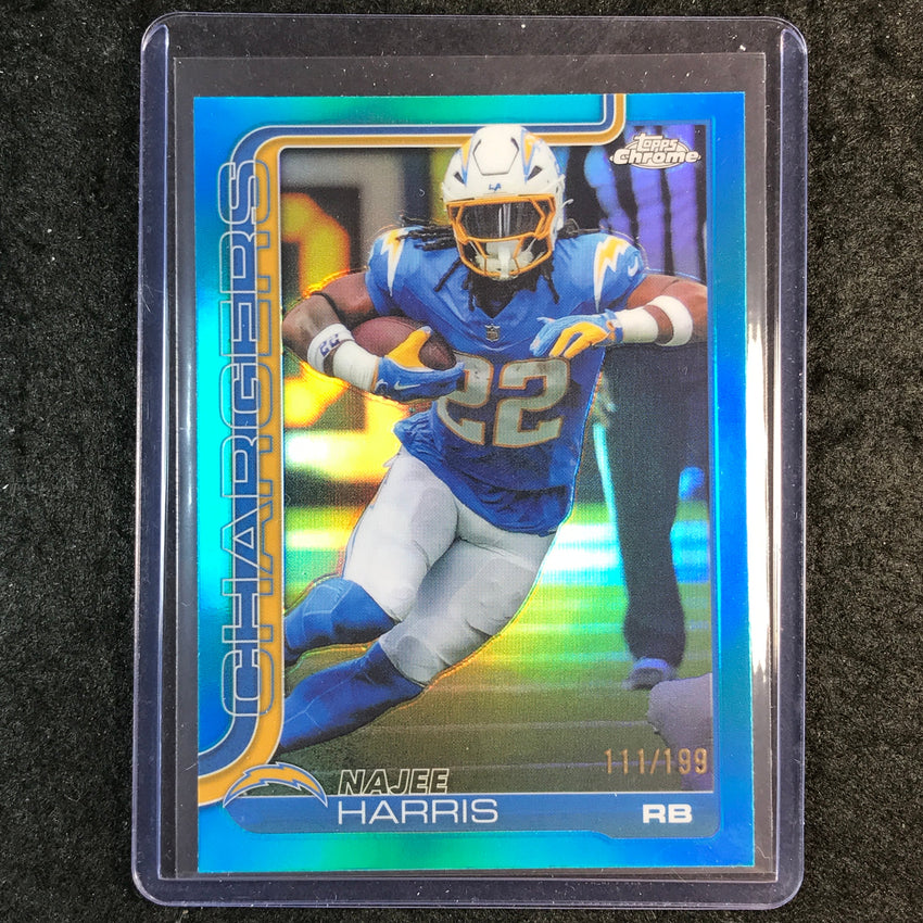 2025 Topps Chrome Football NAJEE HARRIS Base Aqua 111/199 #161