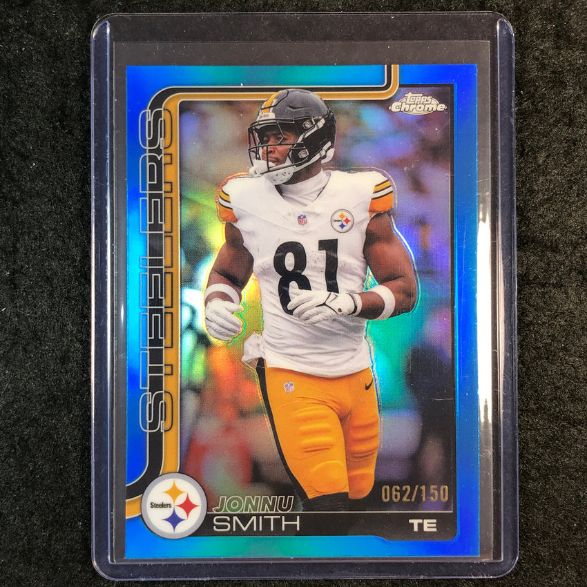 2025 Topps Chrome Football JONNU SMITH Base Blue 62/150 #257