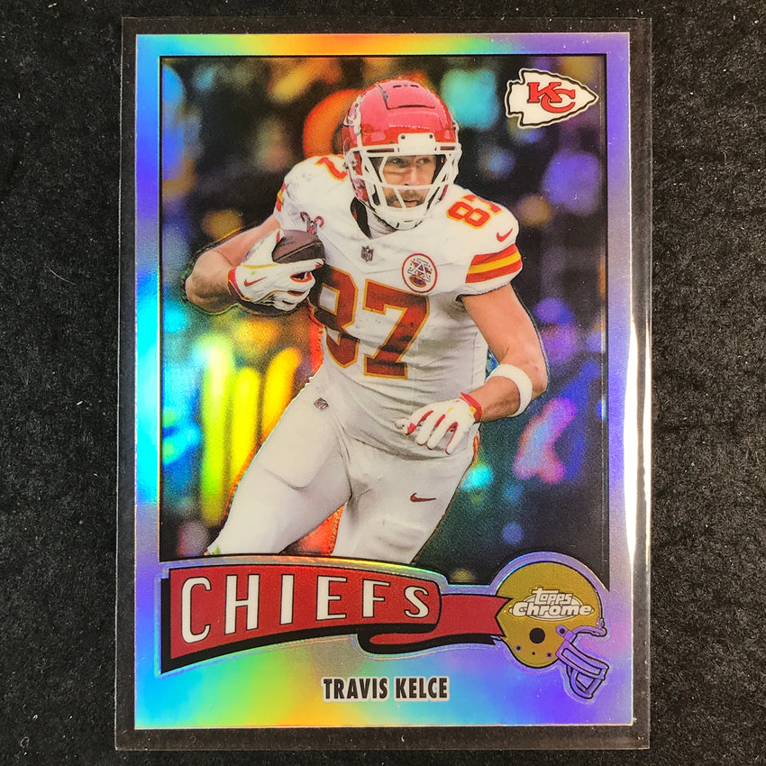 2025 Topps Chrome Football TRAVIS KELCE 1975 Topps Refractor #17