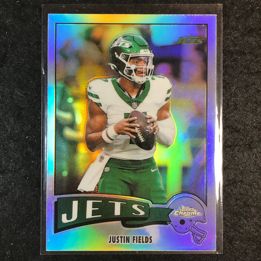 2025 Topps Chrome Football JUSTIN FIELDS 1975 Topps Refractor #26
