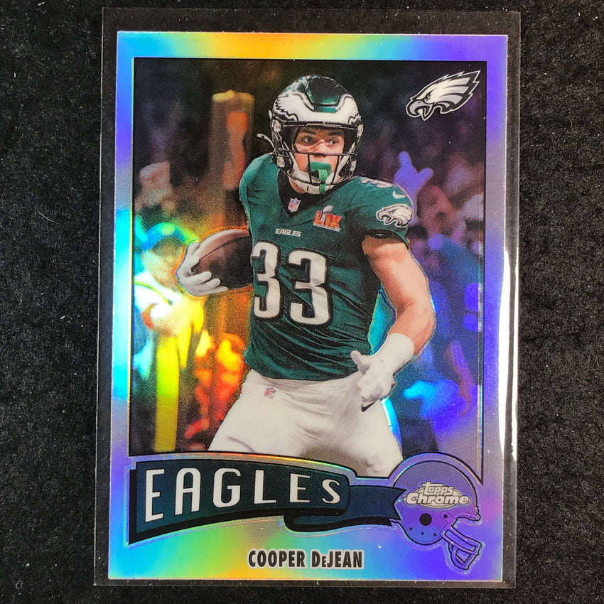 2025 Topps Chrome Football COOPER DEJEAN 1975 Topps Refractor #27