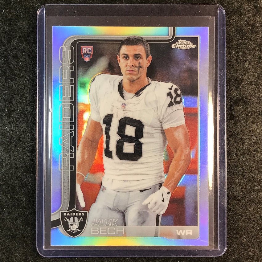2025 Topps Chrome Football JACK BECH Rookie Base Image Variation SP #388