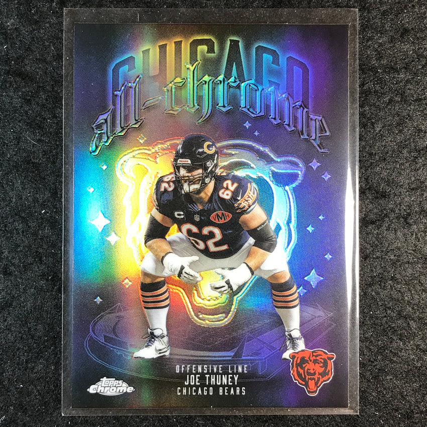 2025 Topps Chrome Football JOE THUNEY All Chrome Team Refractor #14