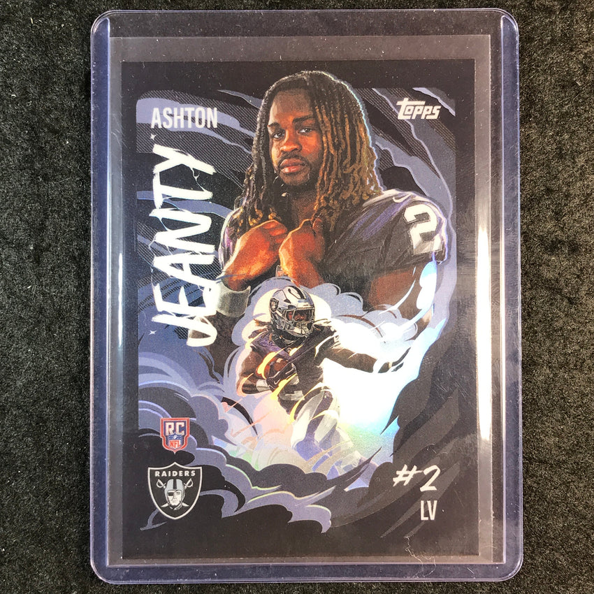 2025 Topps Chrome Football ASHTON JEANTY Ultra Violet Rookie SSP #UV-3