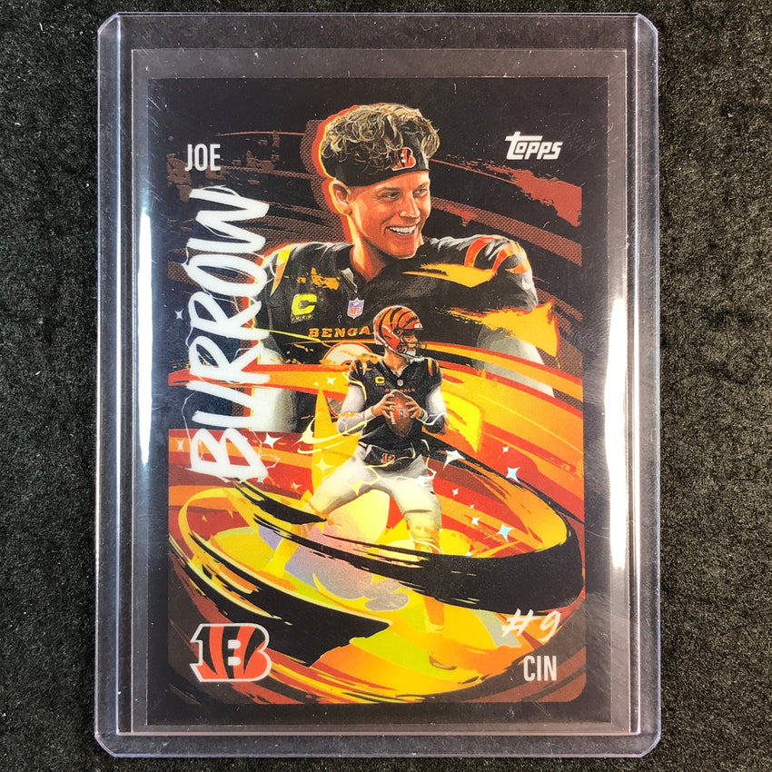 2025 Topps Chrome Football JOE BURROW Ultra Violet SSP #UV-17