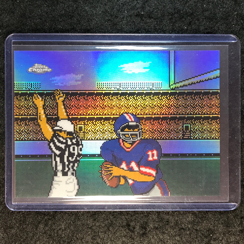 2025 Topps Chrome Football PHIL SIMMS Tecmo SSP #TECMO-6