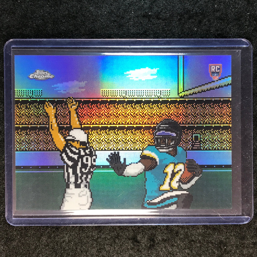 2025 Topps Chrome Football TRAVIS HUNTER Tecmo Rookie SSP #TECMO-17