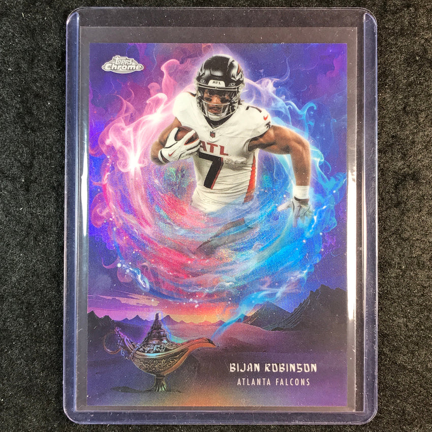 2025 Topps Chrome Football BIJAN ROBINSON Game Genies SSP #GG-18