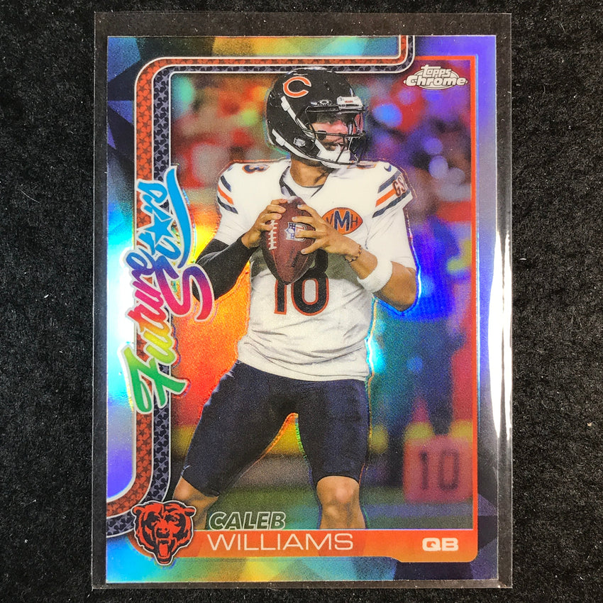 2025 Topps Chrome Football CALEB WILLIAMS Future Stars Refractor #1