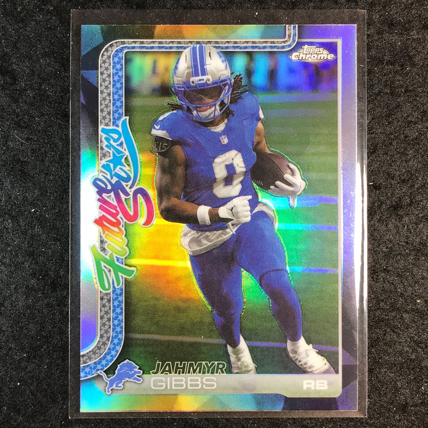 2025 Topps Chrome Football JAHMYR GIBBS Future Stars Refractor #10