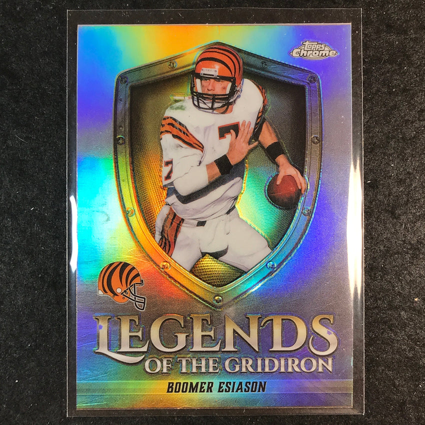 2025 Topps Chrome Football BOOMER ESIASON Legends of the Gridiron Refractor #6