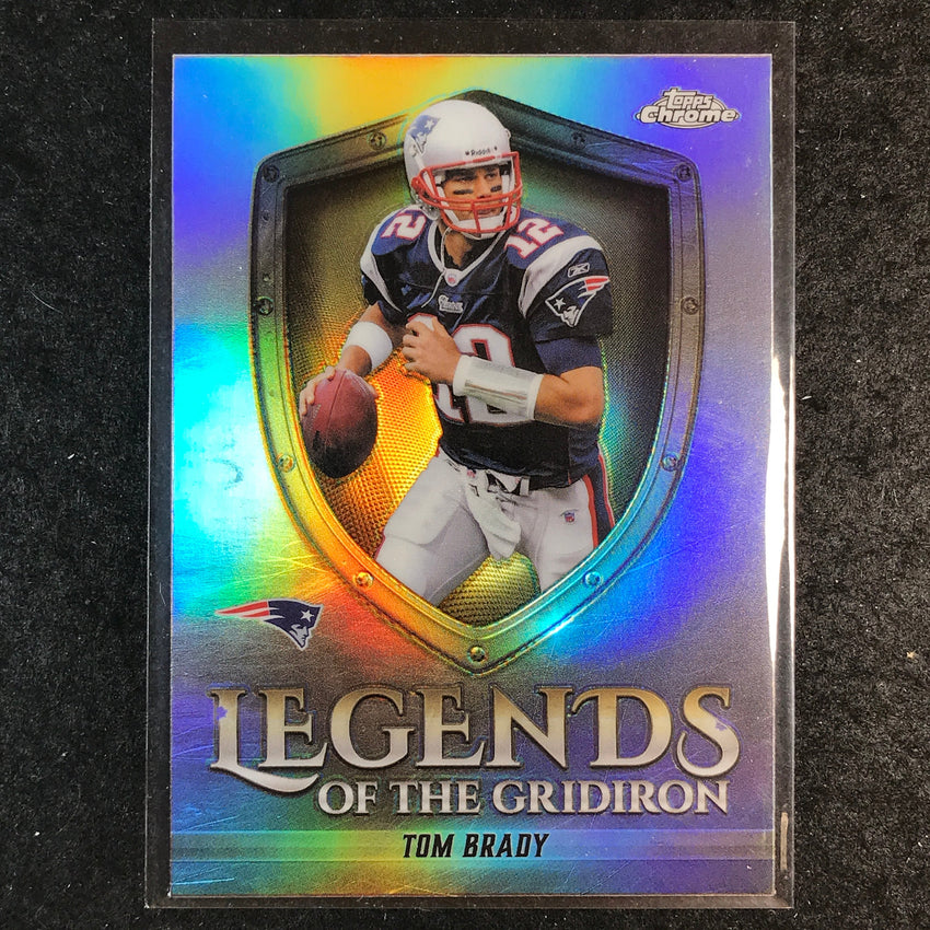 2025 Topps Chrome Football TOM BRADY Legends of the Gridiron Refractor #9