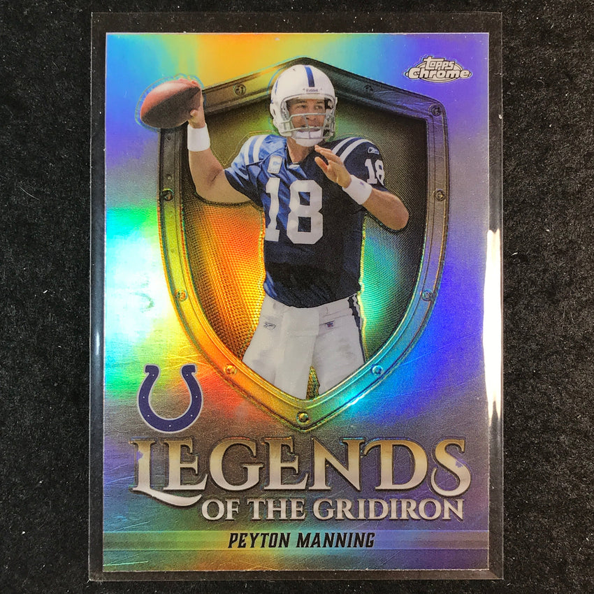 2025 Topps Chrome Football PEYTON MANNING Legends of the Gridiron Refractor #10