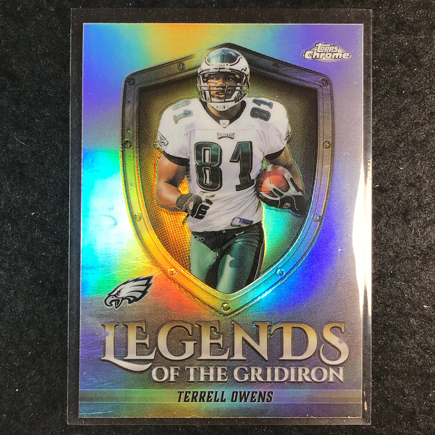 2025 Topps Chrome Football TERRELL OWENS Legends of the Gridiron Refractor #20