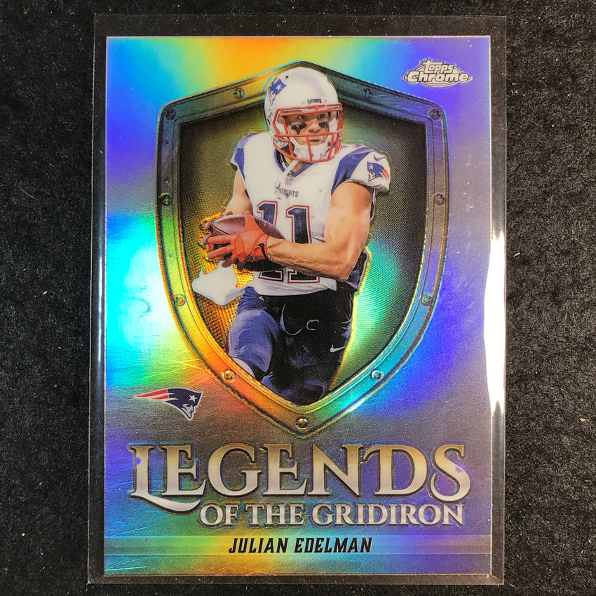 2025 Topps Chrome Football JULIAN EDELMAN Legends of the Gridiron Refractor #24
