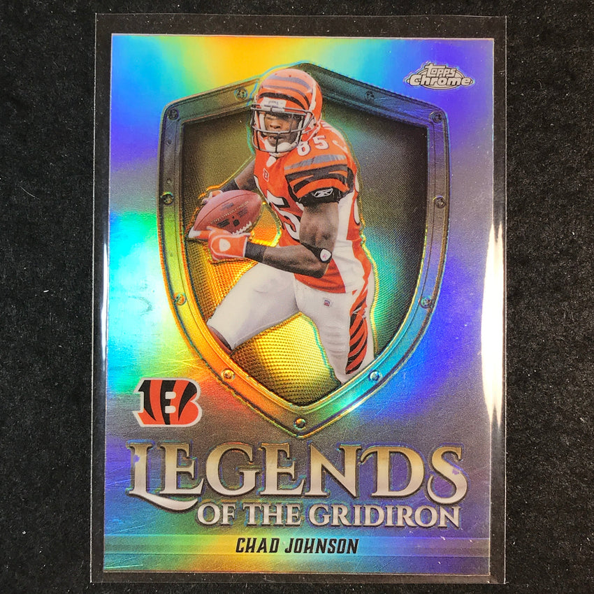 2025 Topps Chrome Football CHAD JOHNSON Legends of the Gridiron Refractor #28