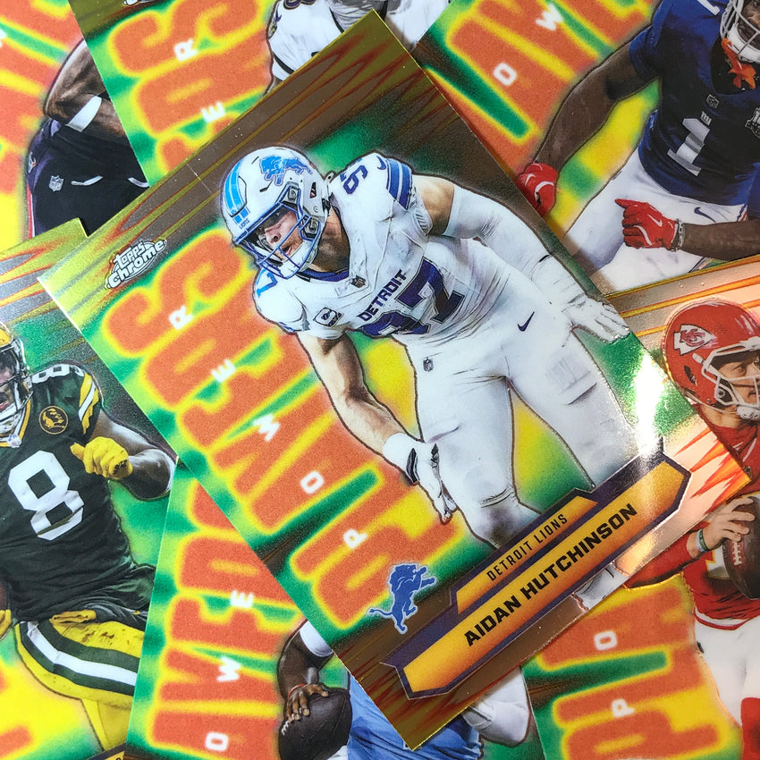 2025 Topps Chrome Football LAMAR JACKSON Power Players Base #1