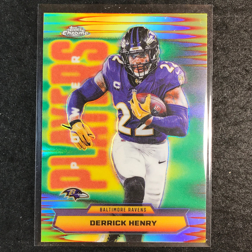 2025 Topps Chrome Football DERRICK HENRY Power Players Refractor #16