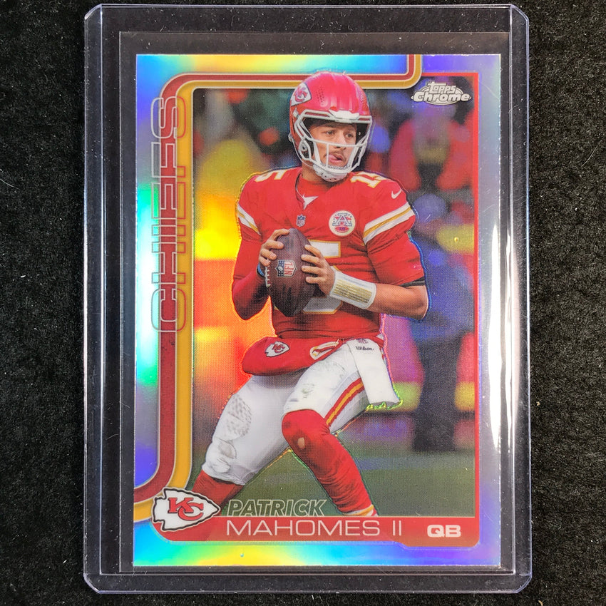 2025 Topps Chrome Football PATRICK MAHOMES II Base Refractor #148