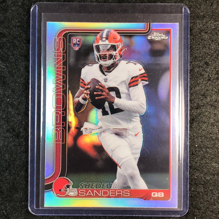 2025 Topps Chrome Football SHEDEUR SANDERS Rookie Base Refractor #315