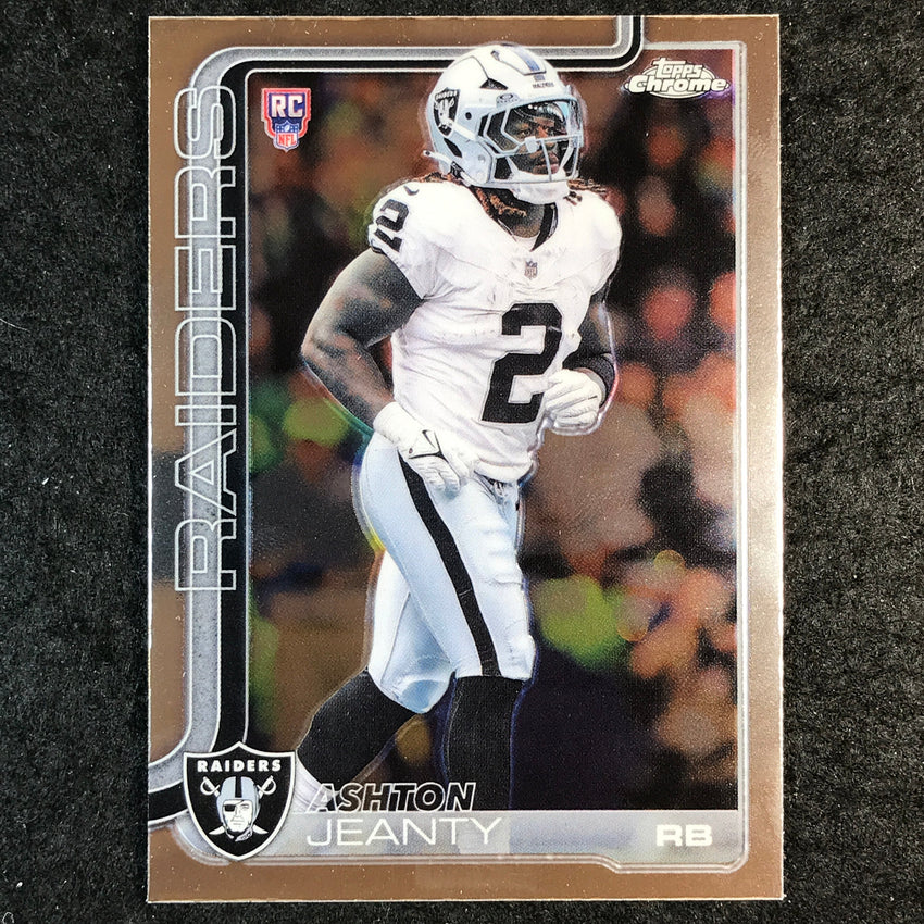 2025 Topps Chrome Football ASHTON JEANTY Rookie Base #322