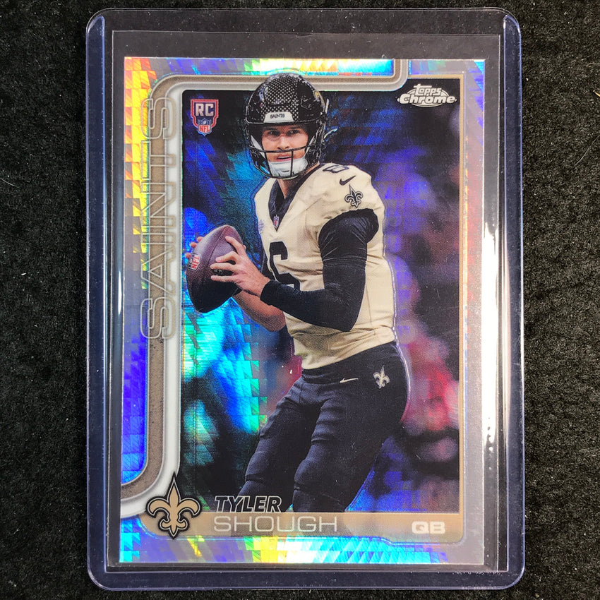 2025 Topps Chrome Football TYLER SHOUGH Rookie Base Prism #398