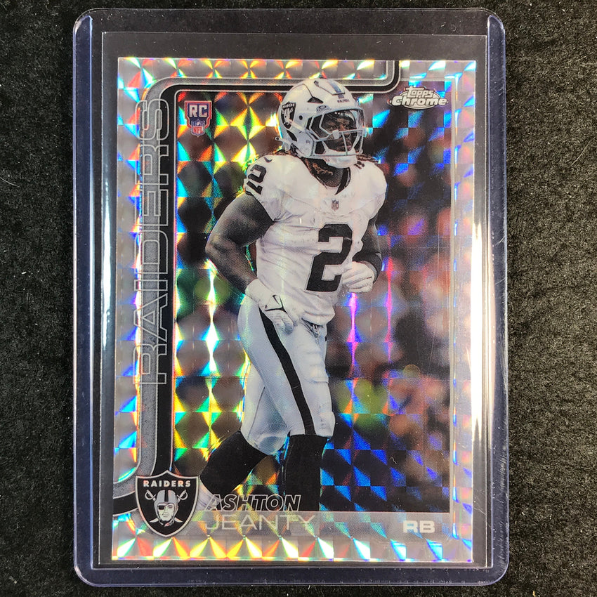 2025 Topps Chrome Football ASHTON JEANTY Rookie Base Geometric #322