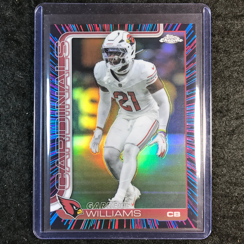 2025 Topps Chrome Football GARRETT WILLIAMS Neon Pulse SP #6