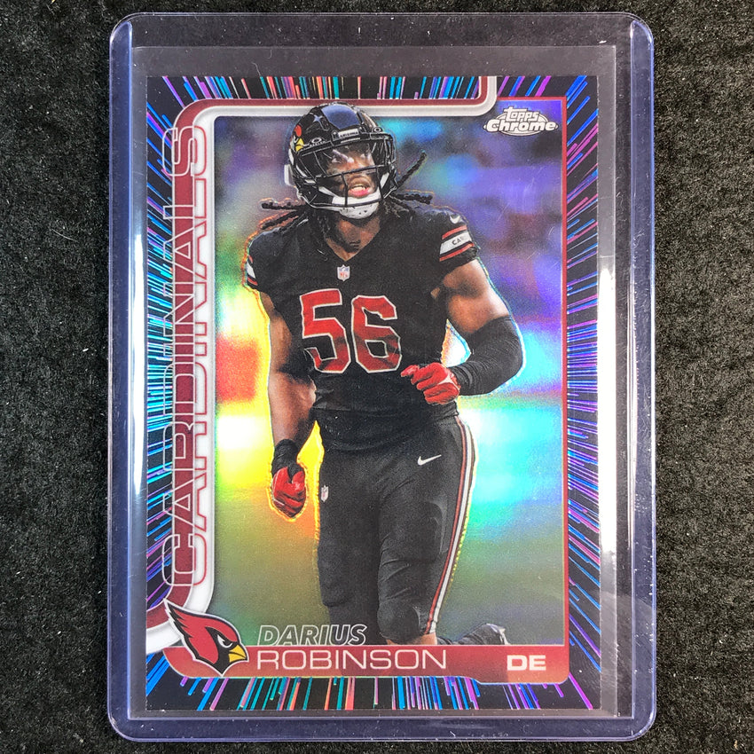2025 Topps Chrome Football DARIUS ROBINSON Neon Pulse SP #9