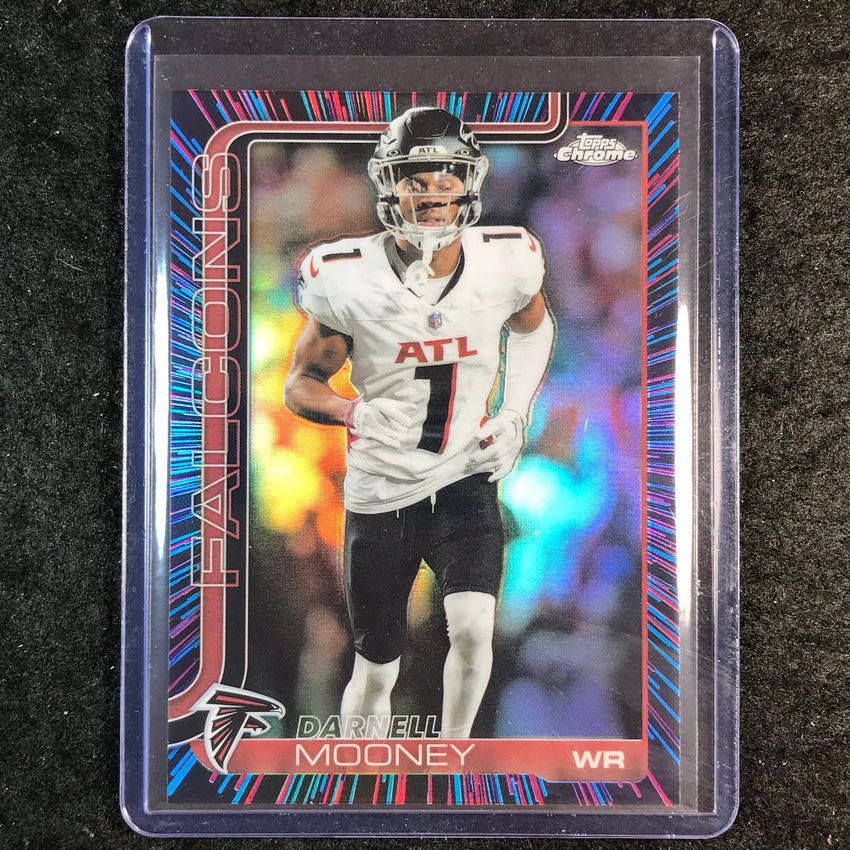 2025 Topps Chrome Football DARNELL MOONEY Neon Pulse SP #11