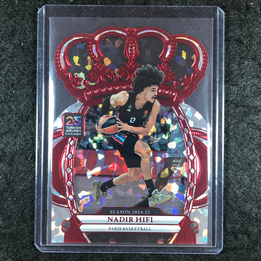 2024-25 Crown Royale EuroLeague NADIR HIFI Base Crystal Red 19/49 #13