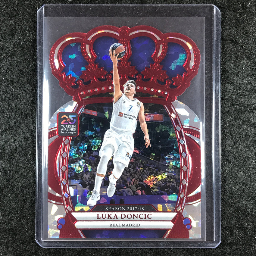 2024-25 Crown Royale EuroLeague LUKA DONCIC Base Crystal Red 6/49 #34