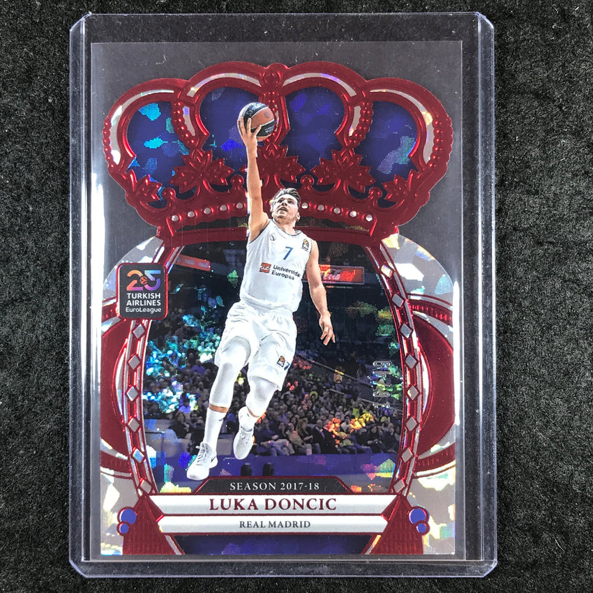 2024-25 Crown Royale EuroLeague LUKA DONCIC Base Crystal Red 16/49 #34