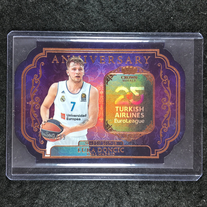 2024-25 Crown Royale EuroLeague LUKA DONCIC 25th Anniversary Bronze 19/99 #14