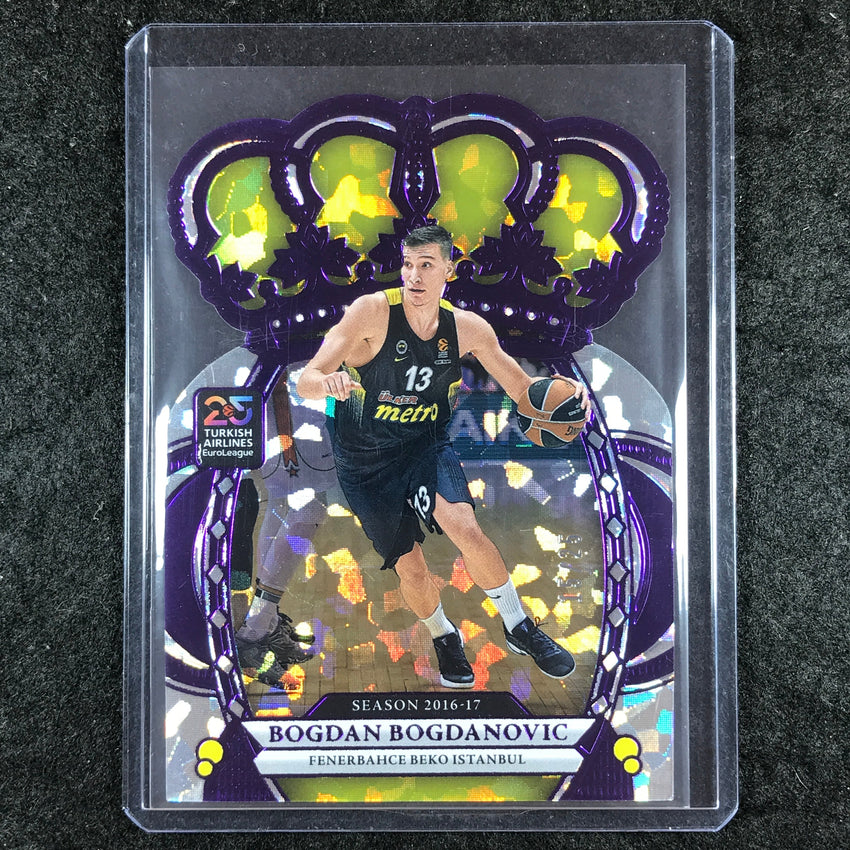 2024-25 Crown Royale EuroLeague BOGDAN BOGDANOVIC Base Crystal Purple 15/25 #71