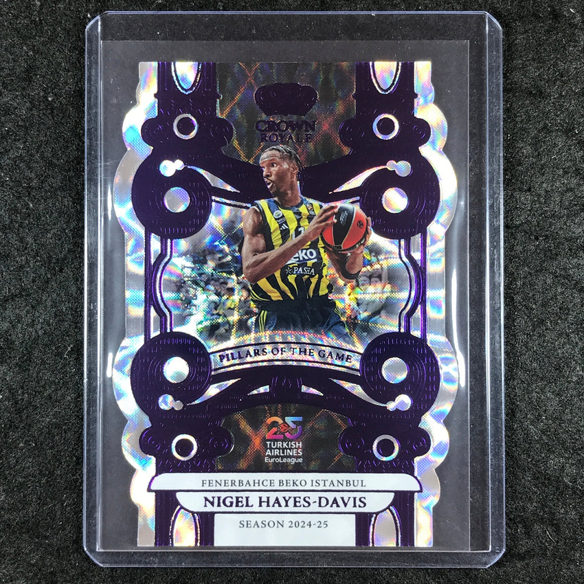 2024-25 Crown Royale EuroLeague NIGEL HAYES-DAVIS Pillars of the Game 11/25 #1