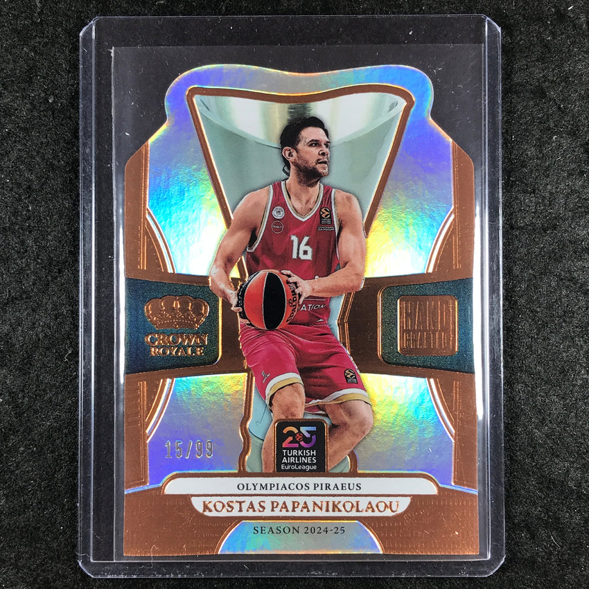 2024-25 Crown Royale EuroLeague KOSTAS PAPANIKOLAOU Hand Crafted Bronze 15/99 #3